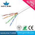 Aprobado certificado CE / ROHS / FLUKE cable trenzado ethernet cable cat5 utp